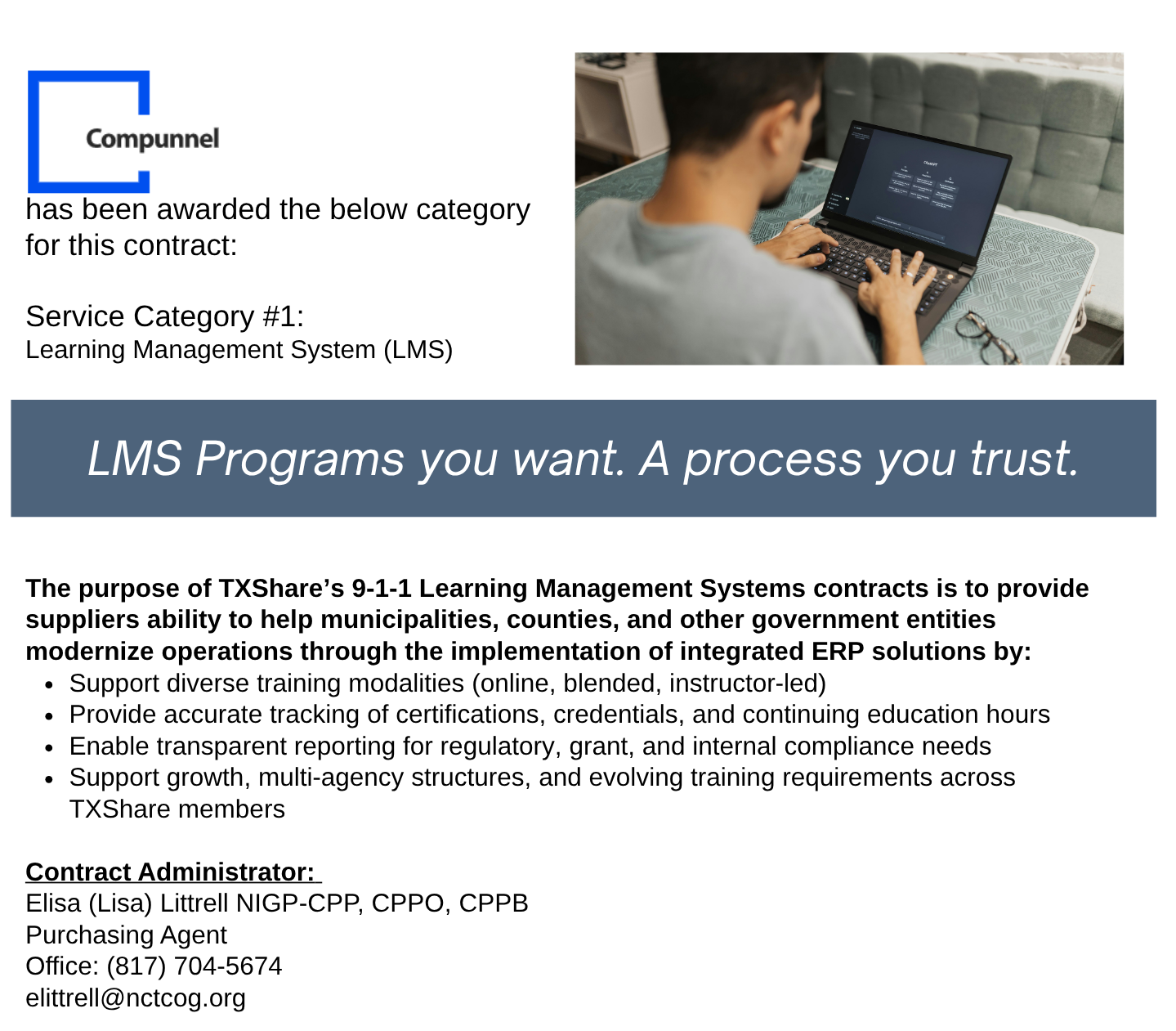 Compunel Landing Page