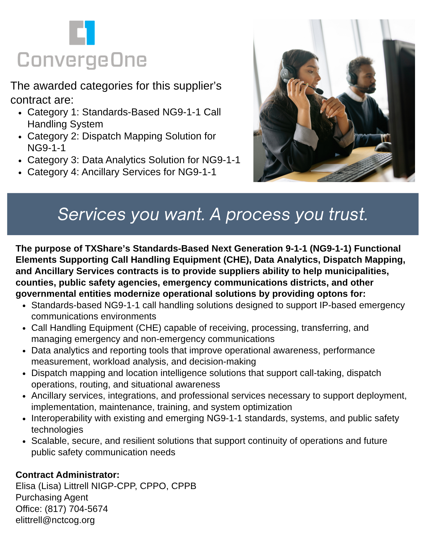 ConvergeOne Landing Page
