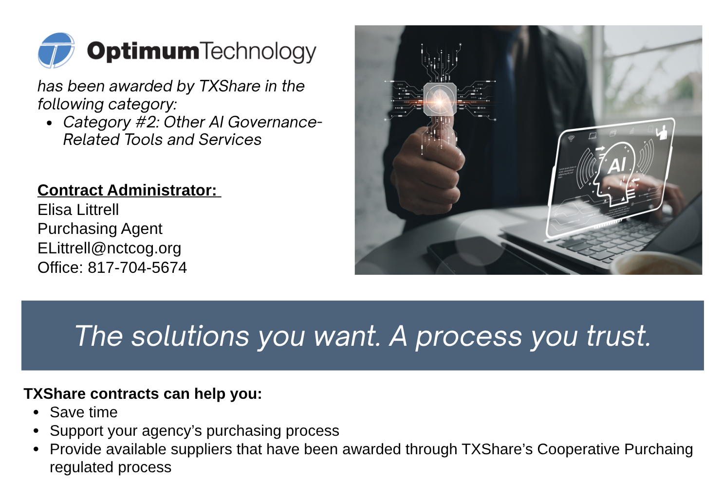Optimum Technology Landing Page