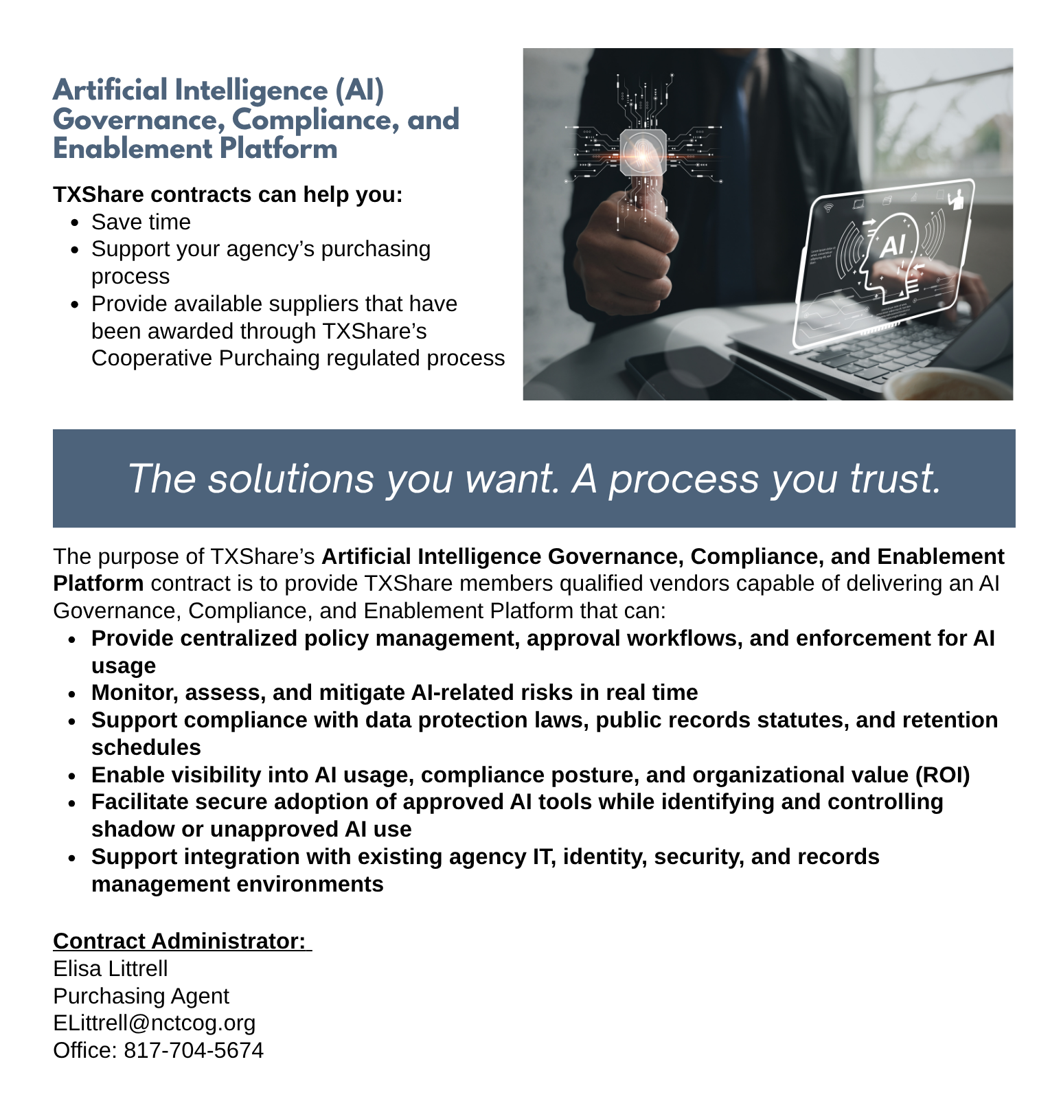 AI Governance Landing Page
