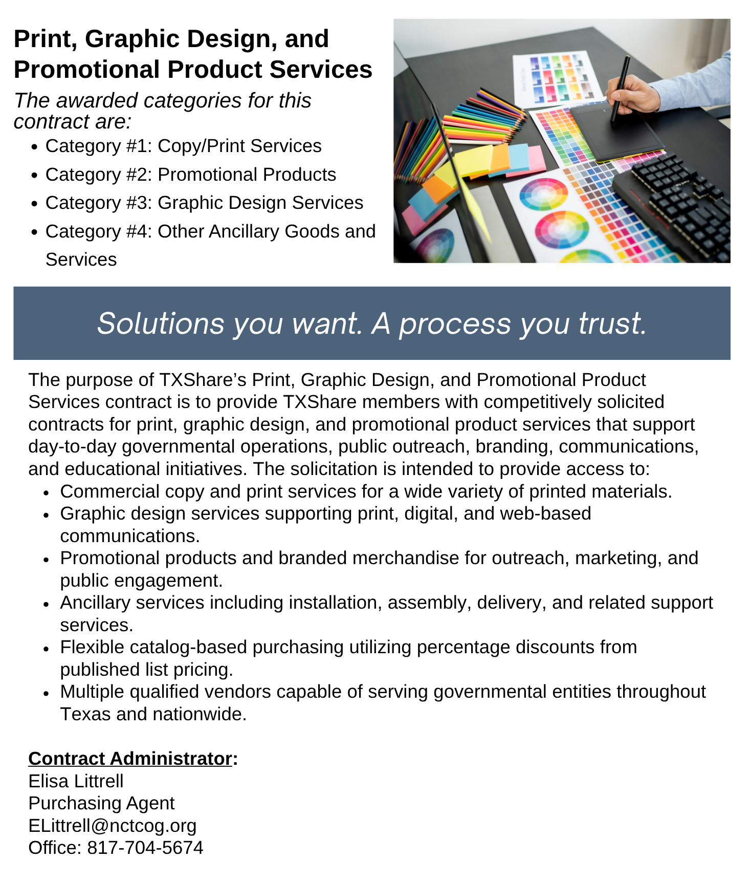 Print and Graphic Design Landing Page