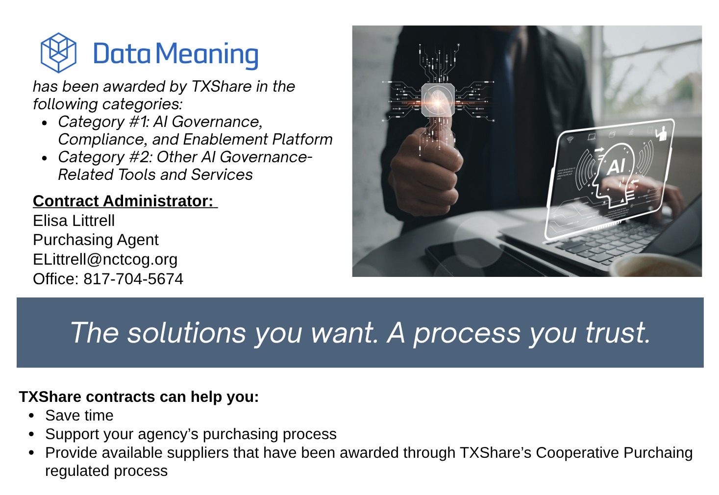 Data Meaning Landing Page