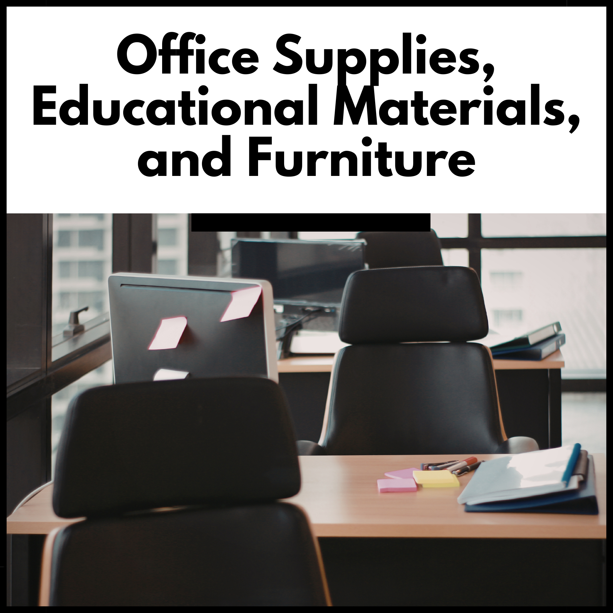 Office Supplies and Educational Materials Tile